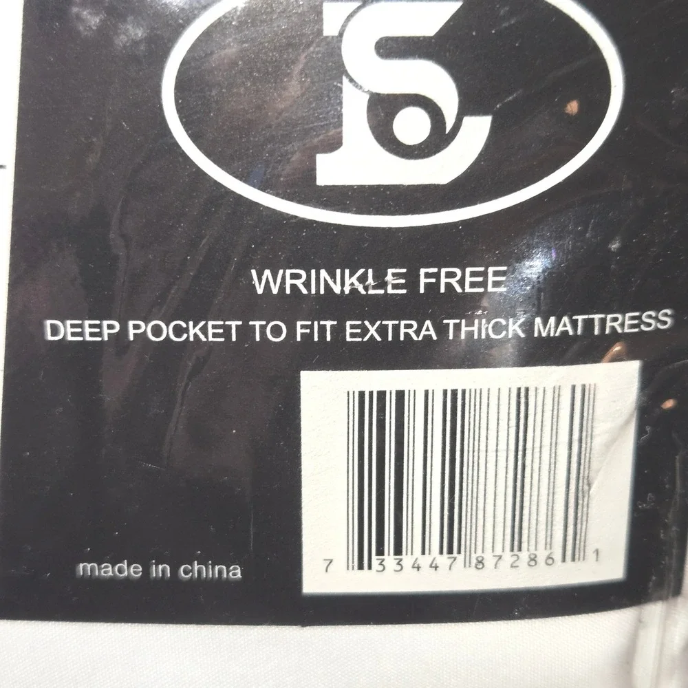 Bamboo 2000 Series 6Pc. Sheet Set Full White Deep Pocket Wrinkle Free Microfiber